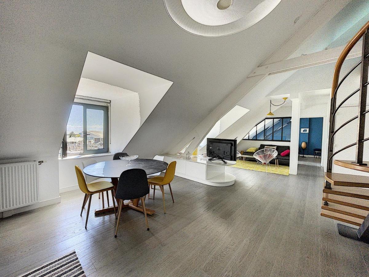 Duplex De Standing En Centre-Ville Avec Parking, Proche Port Et Plage - Fr-1-361-377 Granville Ngoại thất bức ảnh